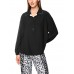 Marccain Sports - BS 5120 W24 - Sportieve zwarte blouse 